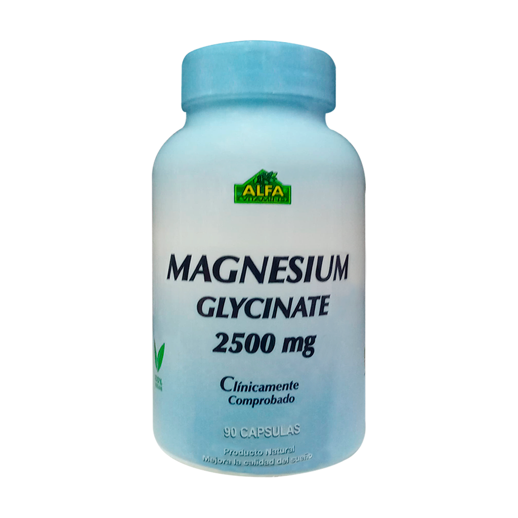 MAGNESIUM GLYCINATE 2500MG CAPSULAS X90 ALFA VITAMINS