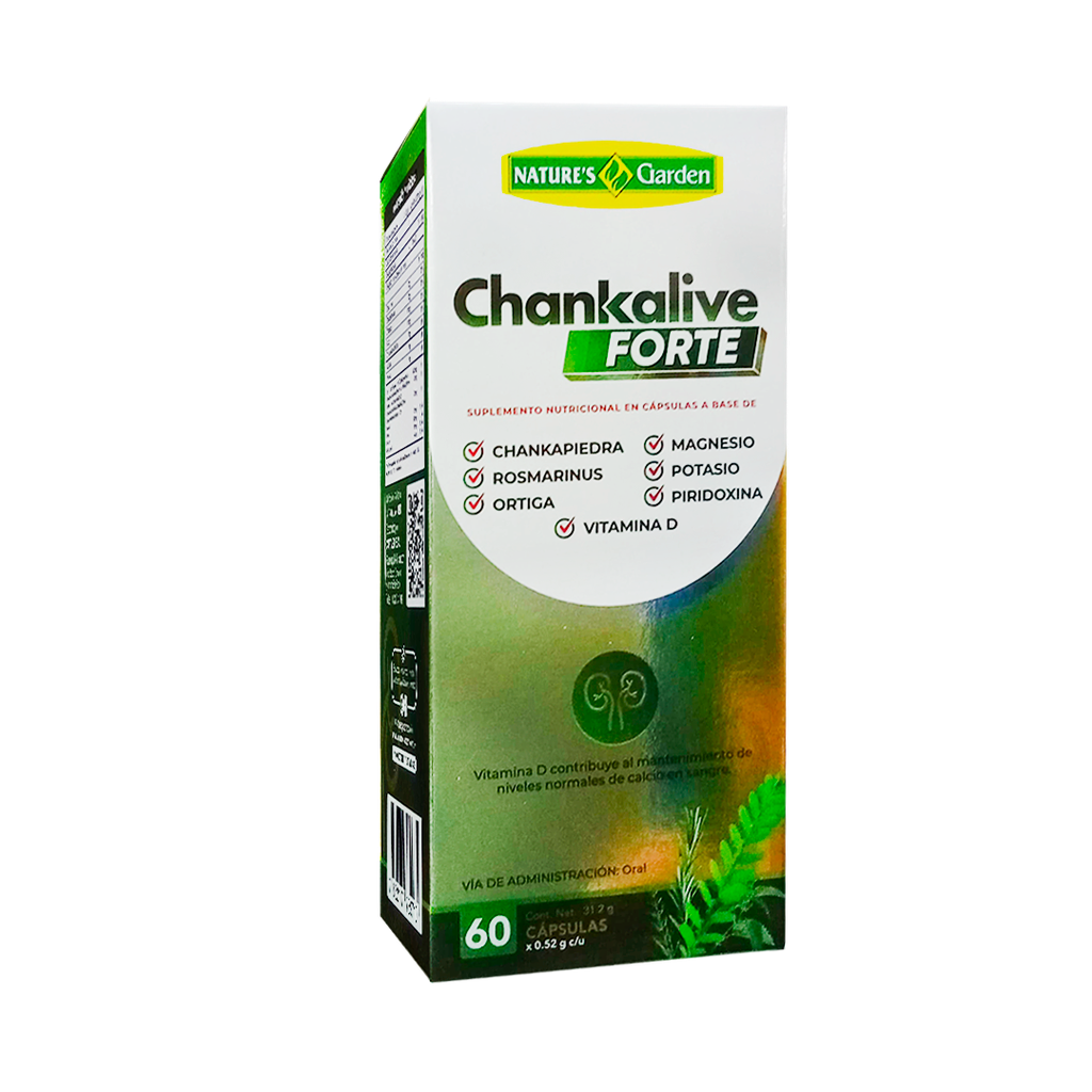 CHANKALIVE FORTE CAPSULAS X60 NATURES GARDEN