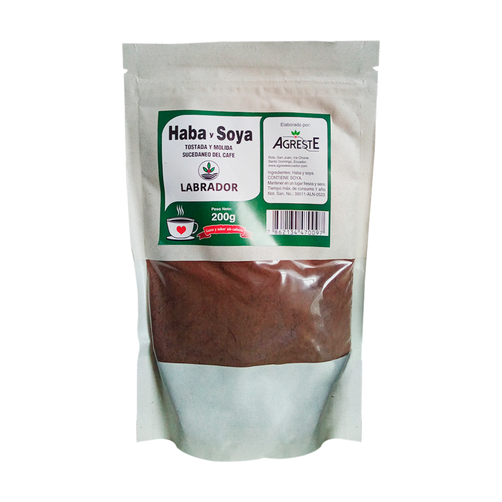 HABA Y SOYA TOSTADA Y MOLIDA SUCEDANEO DEL CAFE 200G AGRESTE