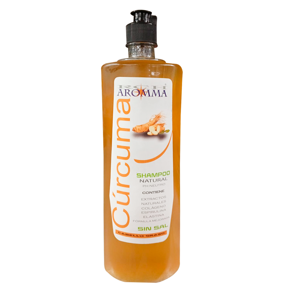 CÚRCUMA SHAMPOO NATURAL 750ML AROMMA