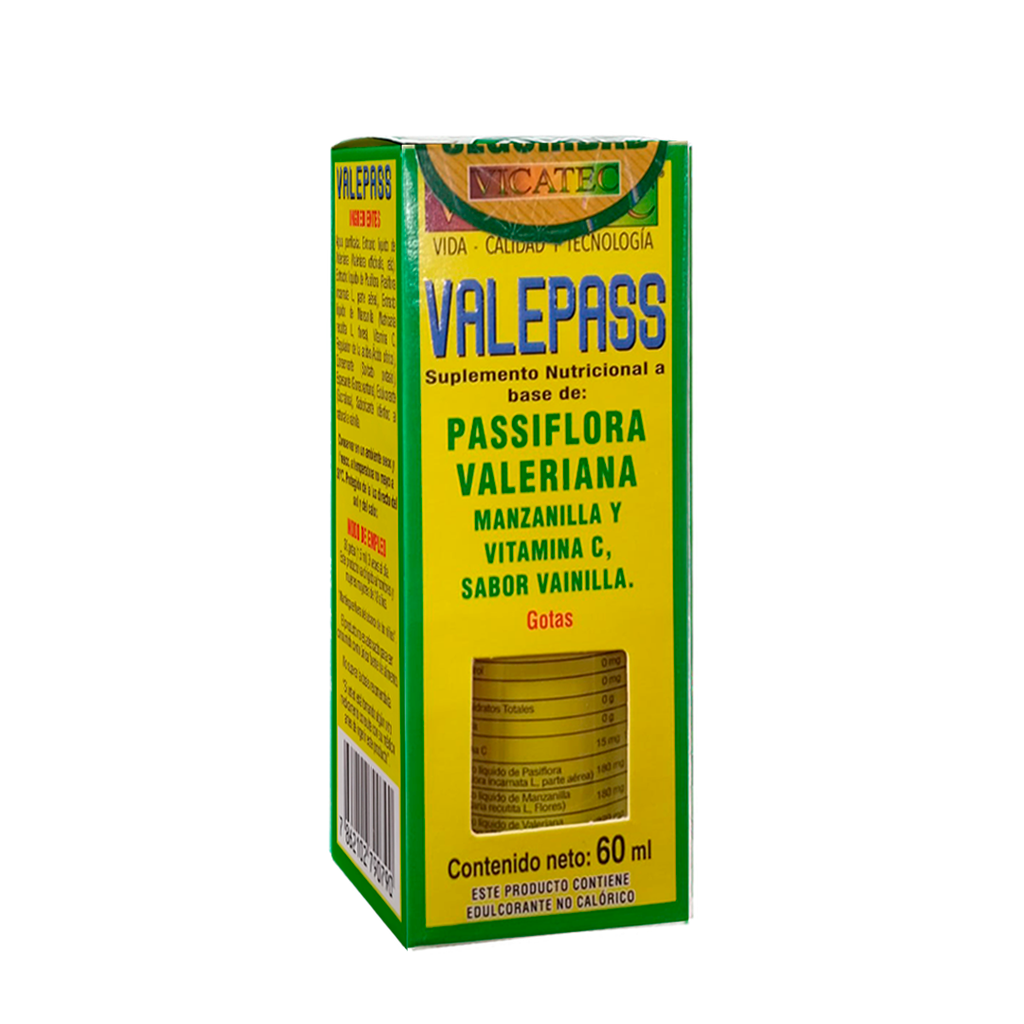 VALEPASS PASSIFLORA VALERIANA GOTAS 60ML VICATEC