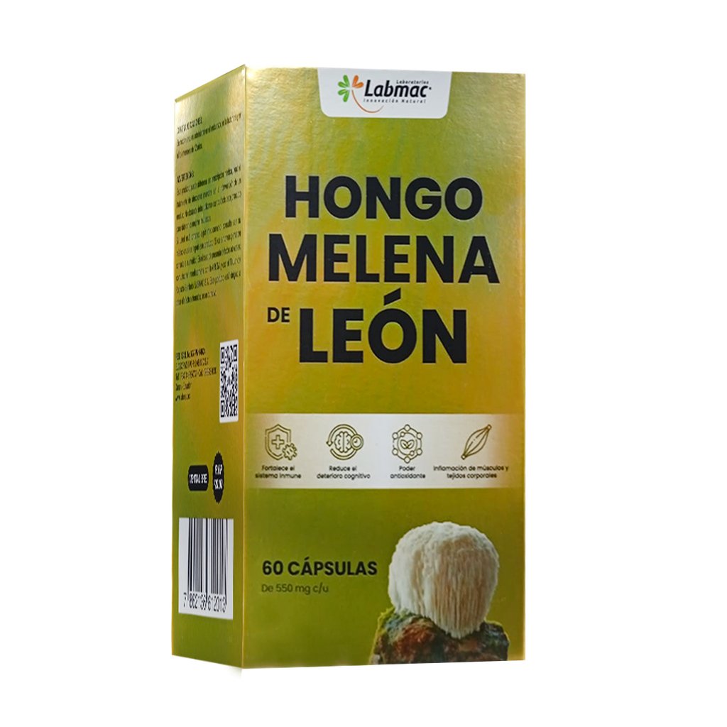 HONGO MELENA DE LEÓN CAPSULAS X60 LABMAC
