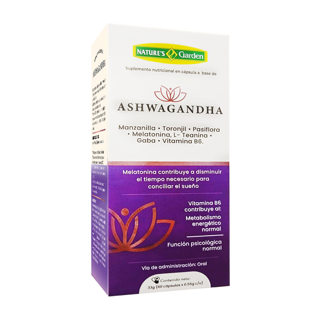 ASHWAGANDHA CAPSULAS X60 NATURES GARDEN