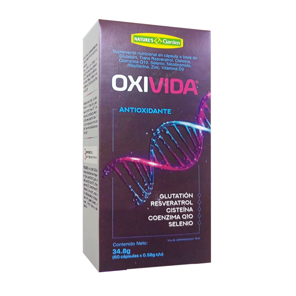OXIVIDA CAPSULAS X60 NATURES GARDEN