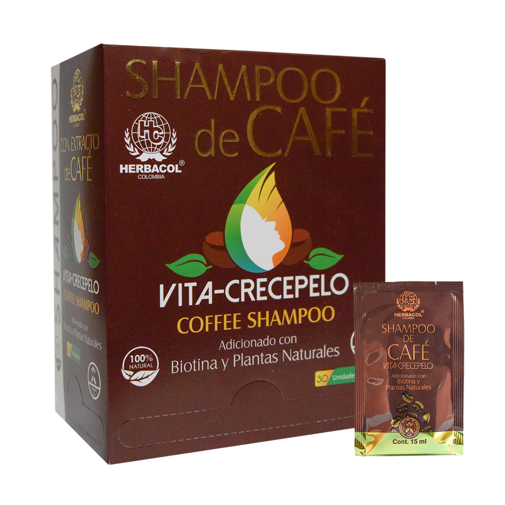 VITA-CRECEPELO SHAMPOO DE CAFE SACHET X30 HERBACOL