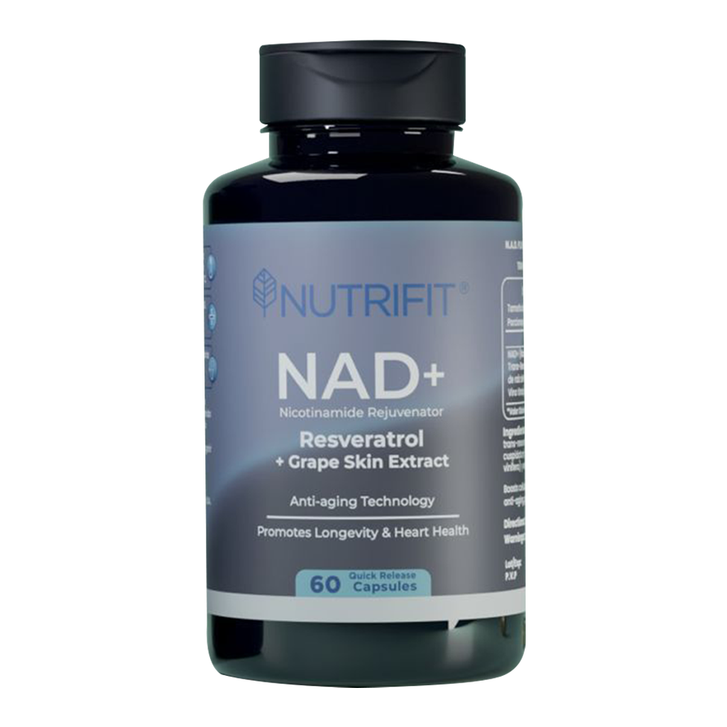 NAD + RESVERATROL + GRAPE SKIN EXTRACT CAPSULAS X60 NUTRIFIT