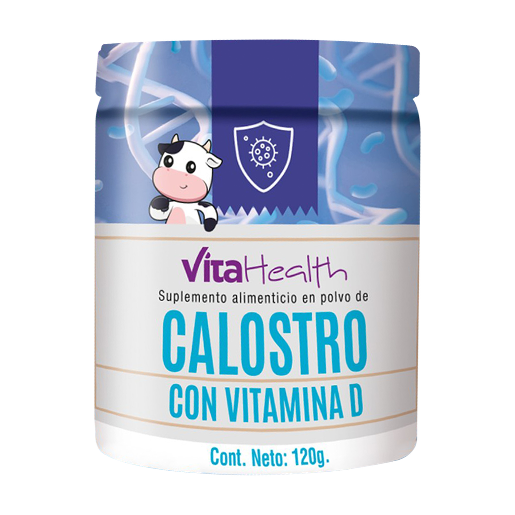 CALOSTRO CON VITAMINA D POLVO 120G VITAHEALTH