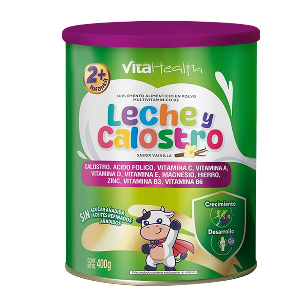 LECHE Y CALOSTRO POLVO 400G VITAHEALTH
