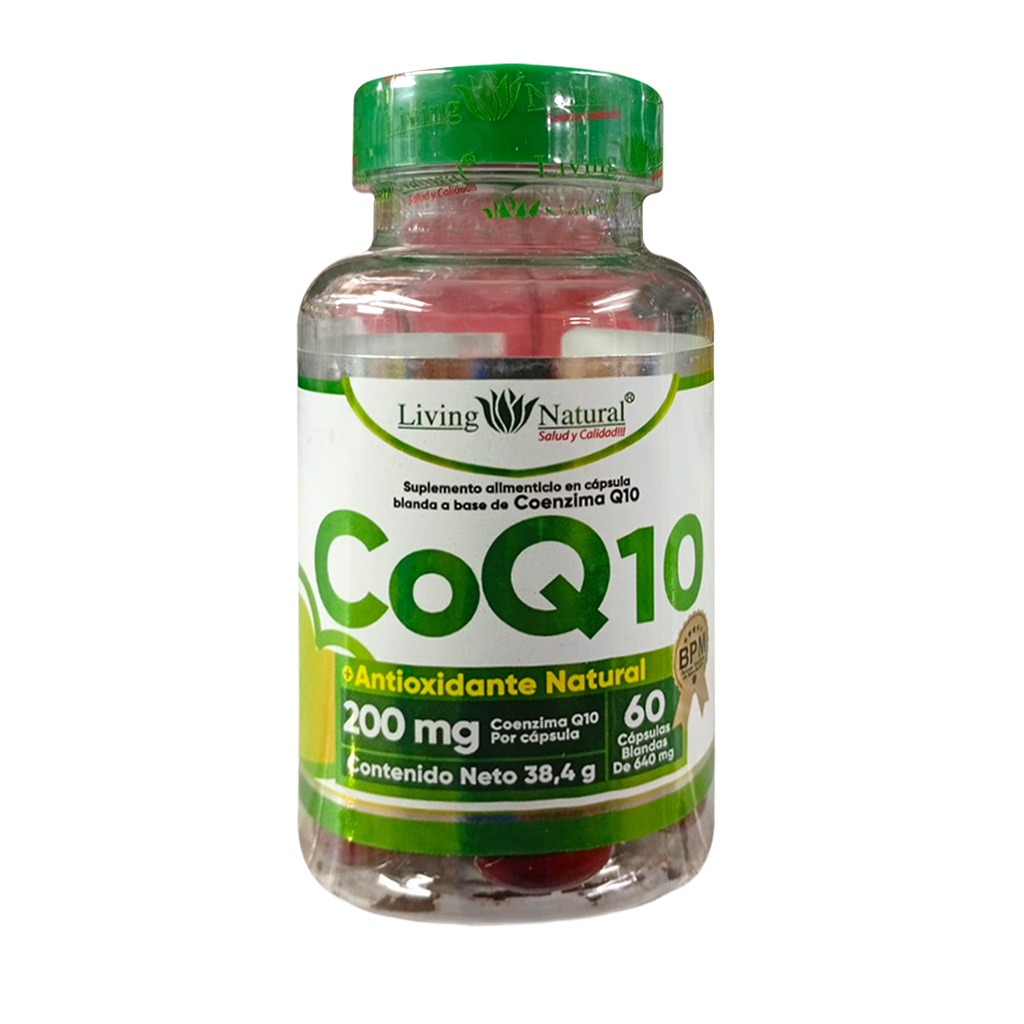 CO Q10 200MG CAPSULAS BLANDAS X60 LIVING NATURAL