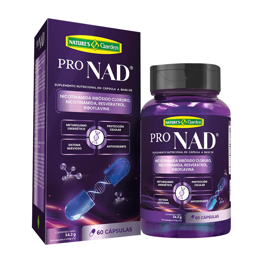 PRO NAD CAPSULAS X60 NATURES GARDEN