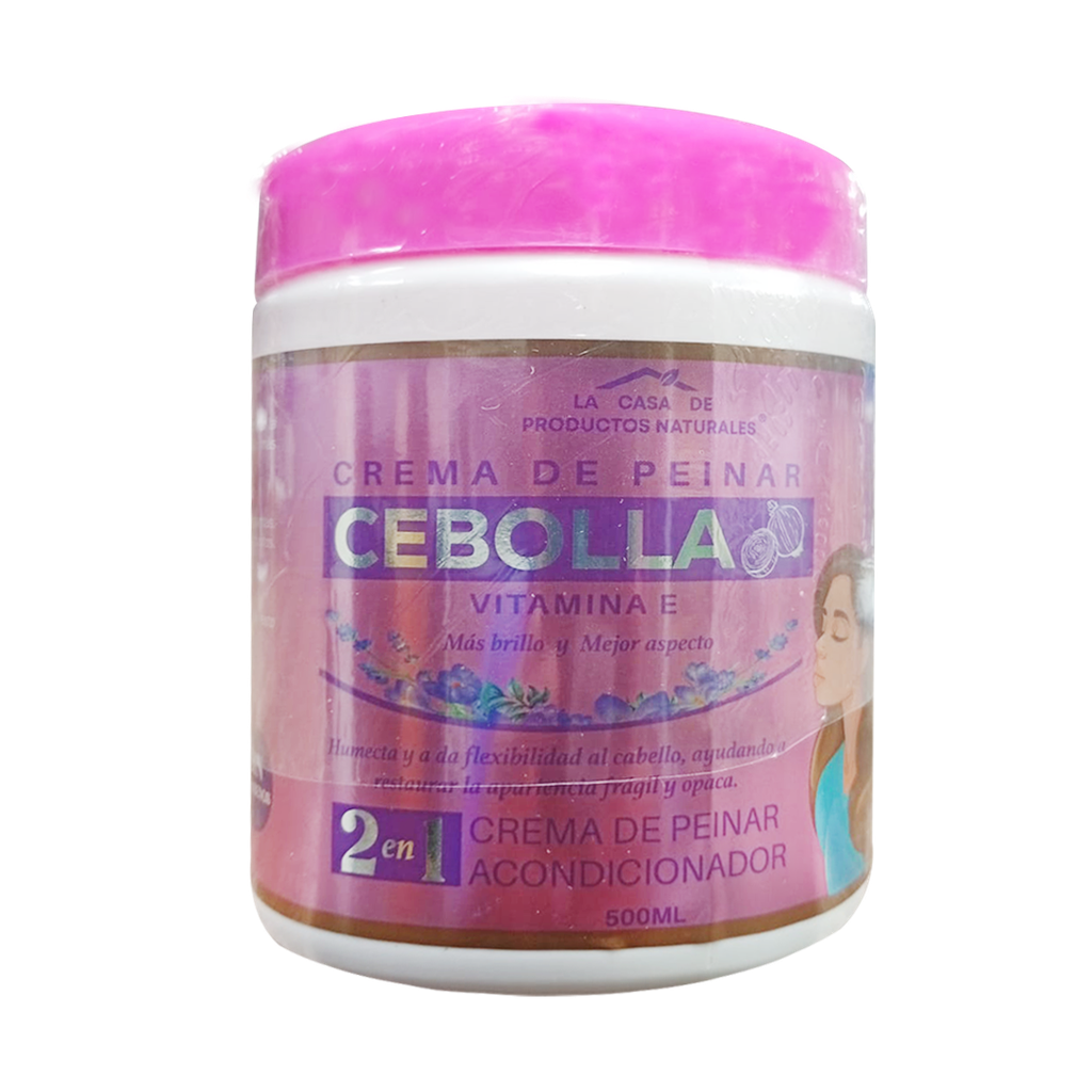 CEBOLLA CREMA PARA PEINAR 500ML LA CASA DE PRODUCTOS NATURALES