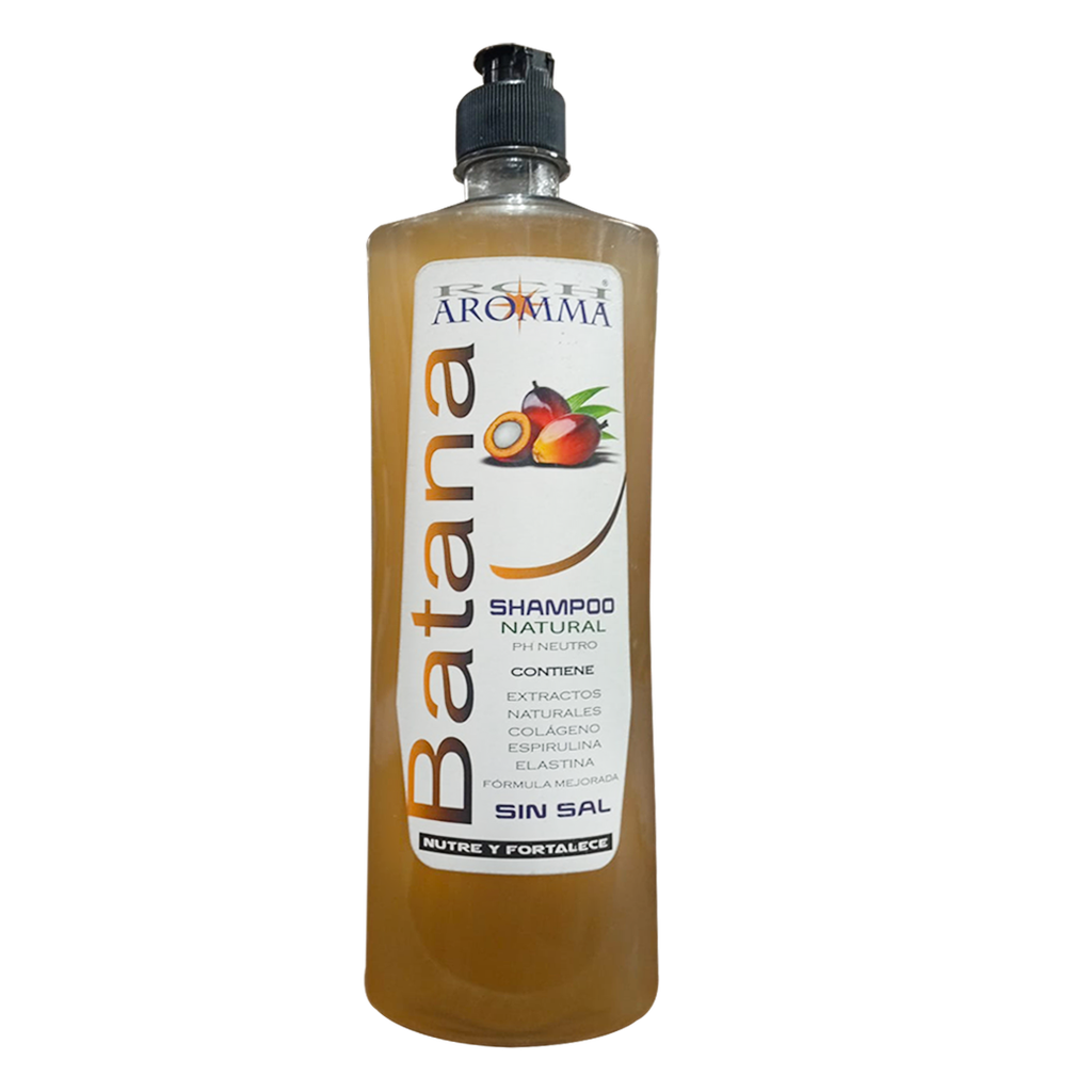 BATANA SHAMPOO NATURAL SIN SAL 750ML AROMMA