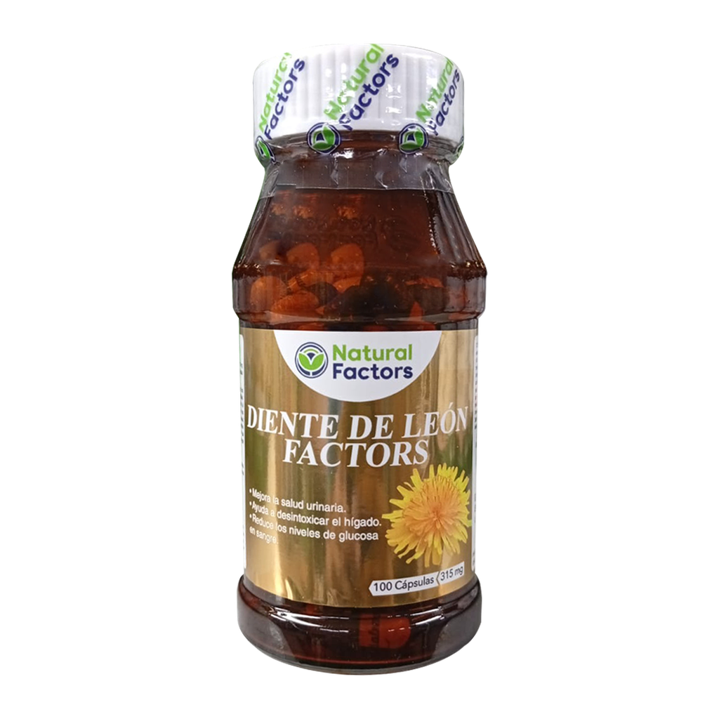 DIENTE DE LEON 315MG CAPSULAS X100 NATURAL FACTORS