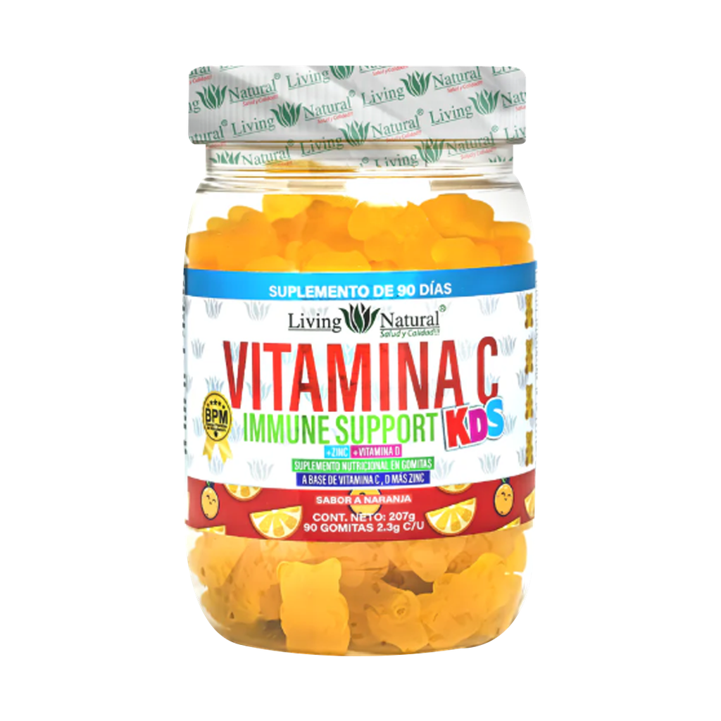 VITAMINA C+D+ZINC KDS GOMITAS X90 LIVING NATURAL