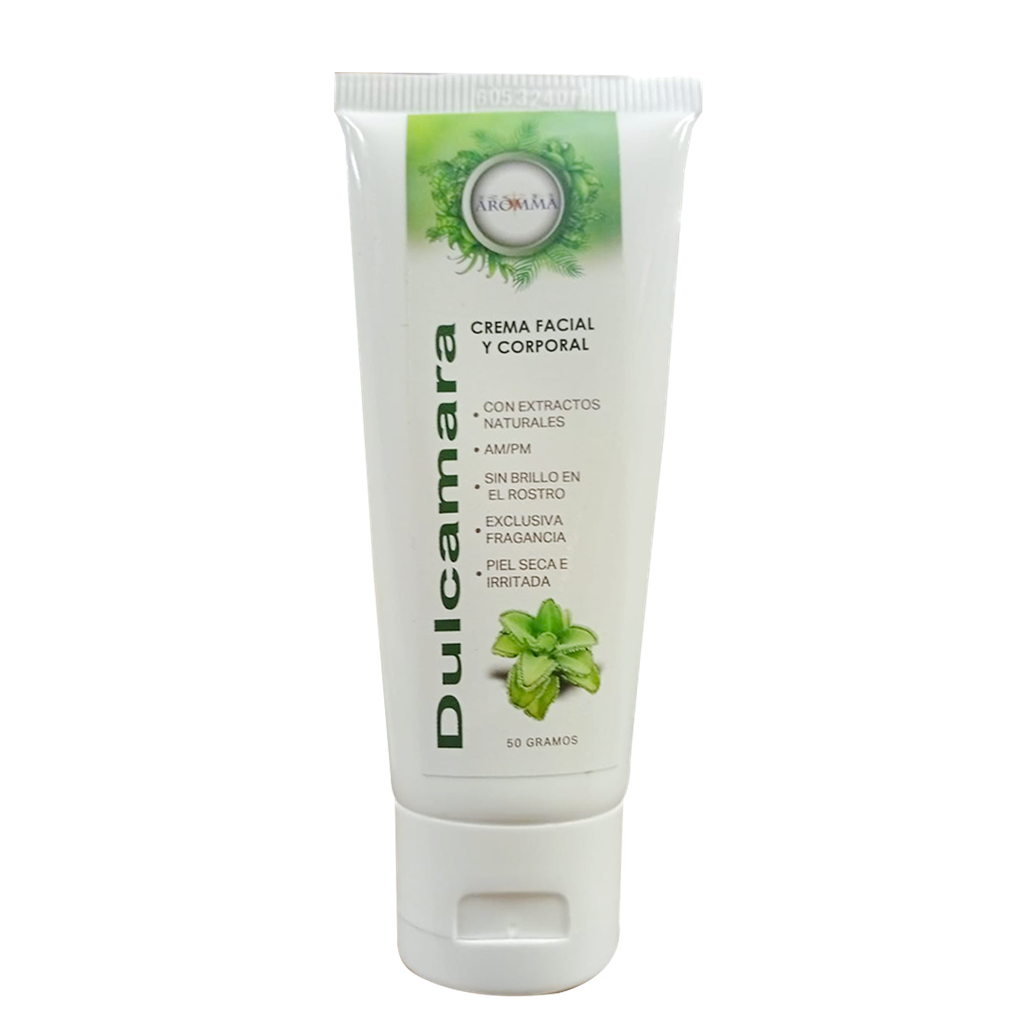 DULCAMARA CREMA FACIAL Y CORPORAL 50GR AROMMA