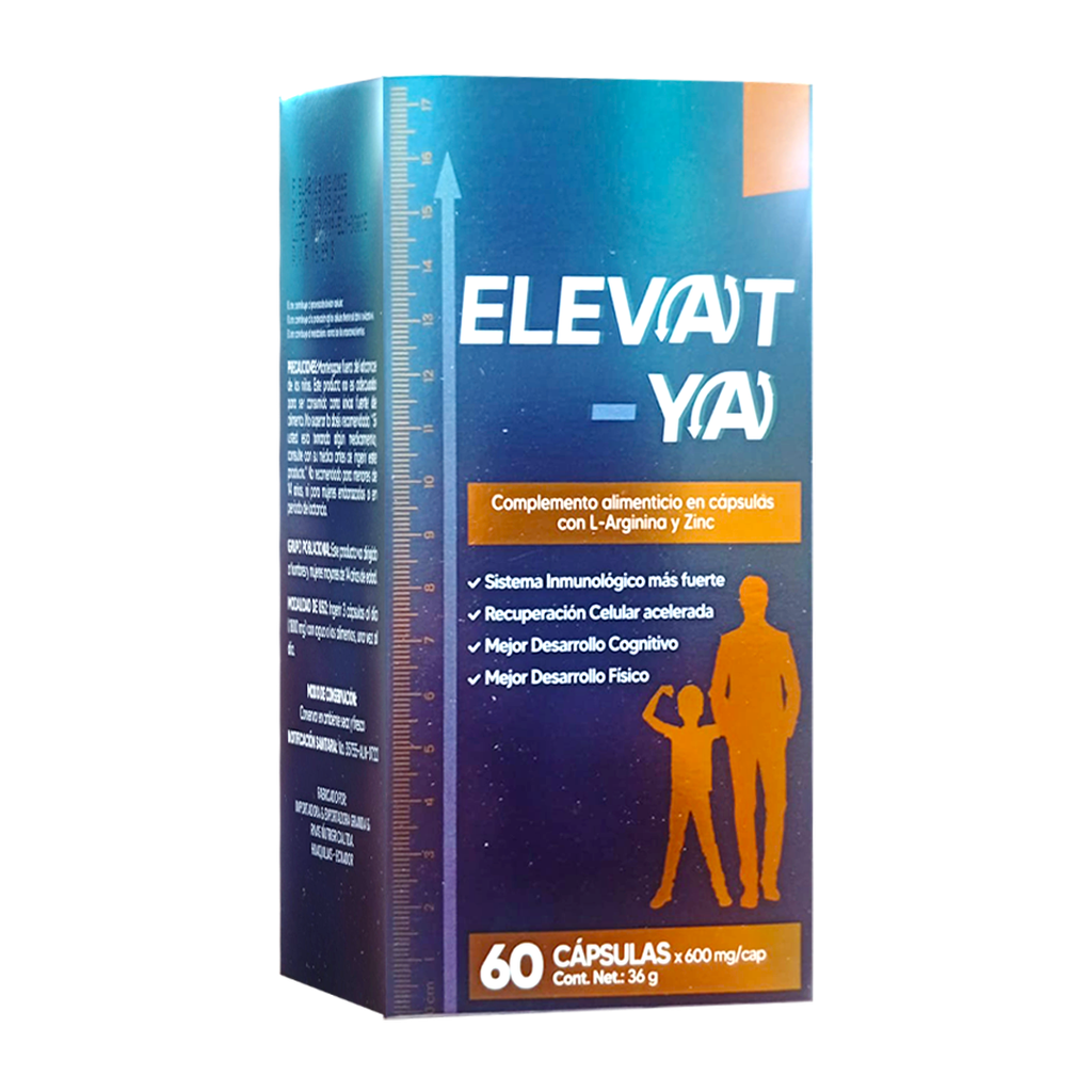 ELEVAT-YA 600MG CAPSULAS X60 NUTRIGR