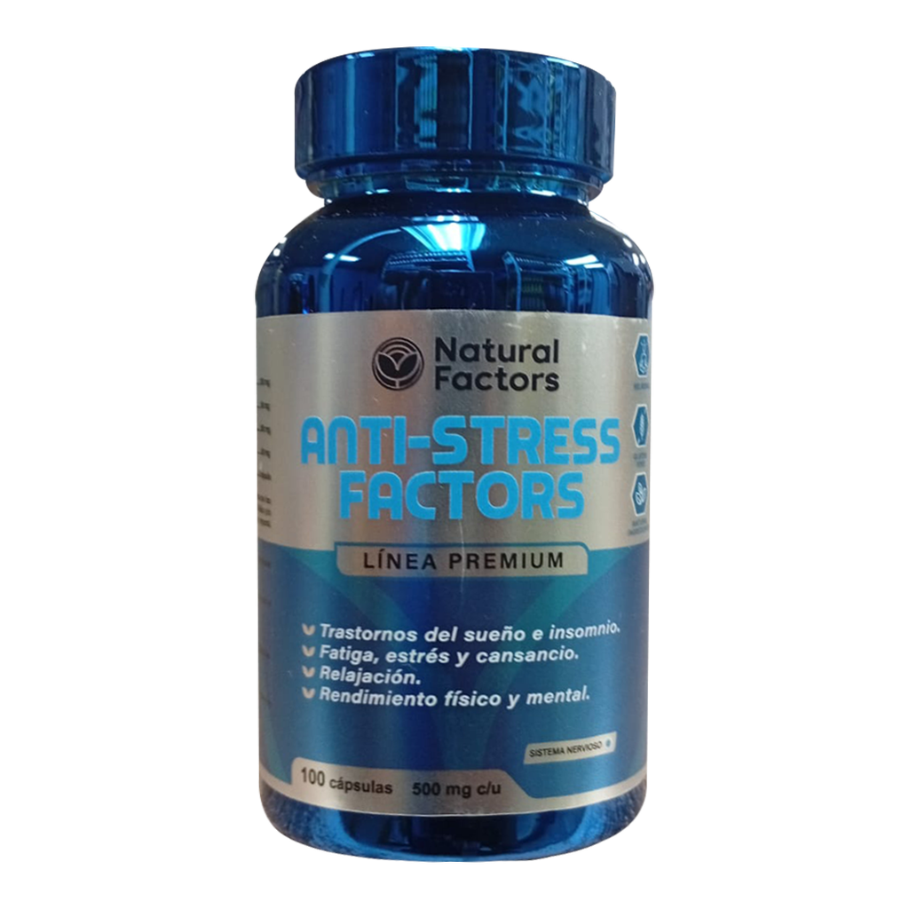 ANTI-STRESS 500MG CAPSULAS X100 NATURAL FACTORS