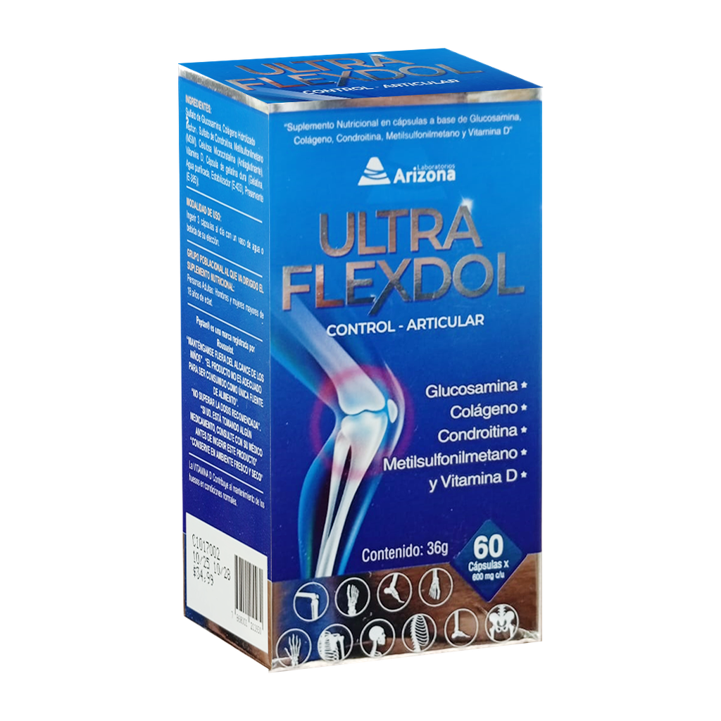 ULTRA FLEXDOL 600MG CAPSULAS X60 ARIZONA