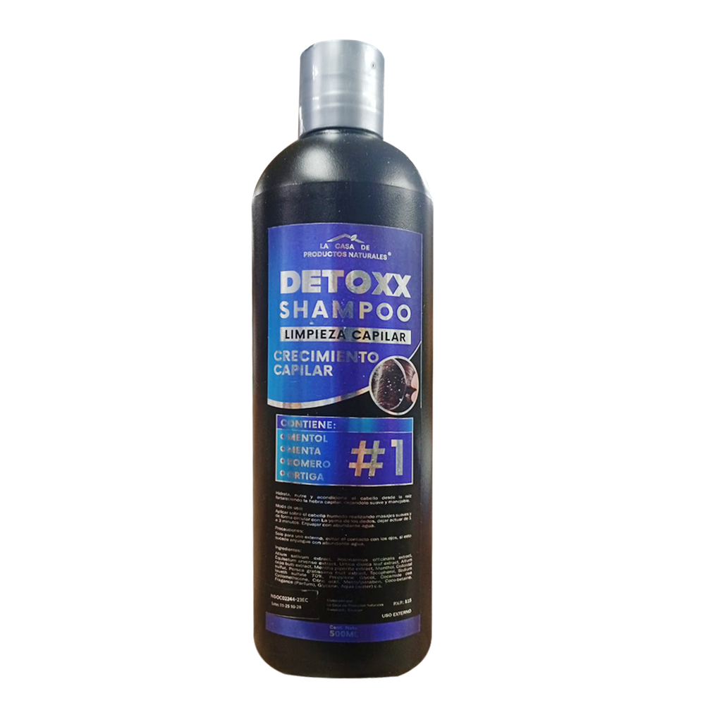 DETOXX SHAMPOO 500ML LA CASA DE PRODUCTOS NATURALES