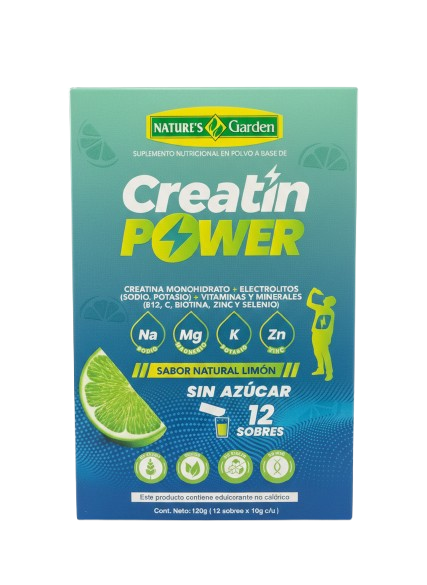 CREATIN POWER 120G SOBRES X12 NATURES GARDEN