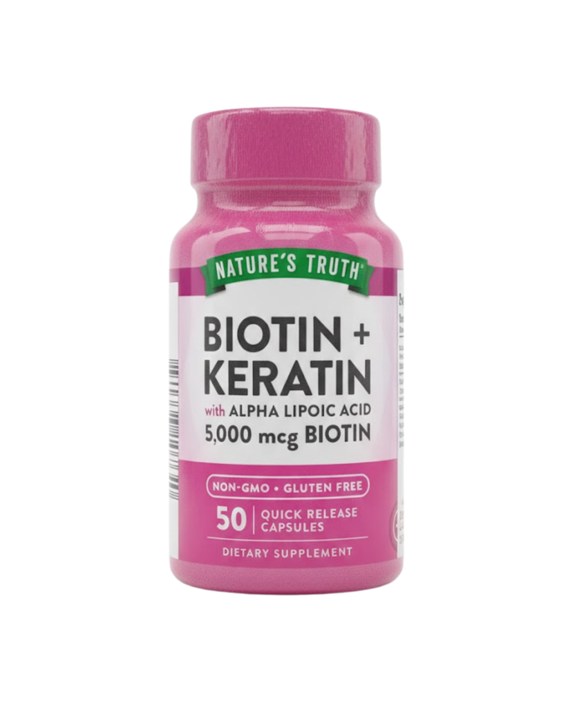 BIOTIN + KERATIN CAPSULAS X50 NATURES TRUTH