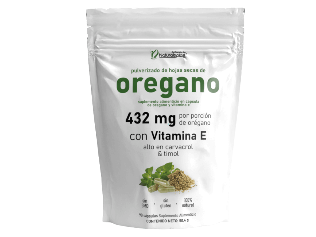 OREGANO CON VITAMINA E 432MG CAPSULAS X90 NATURALSPLAST