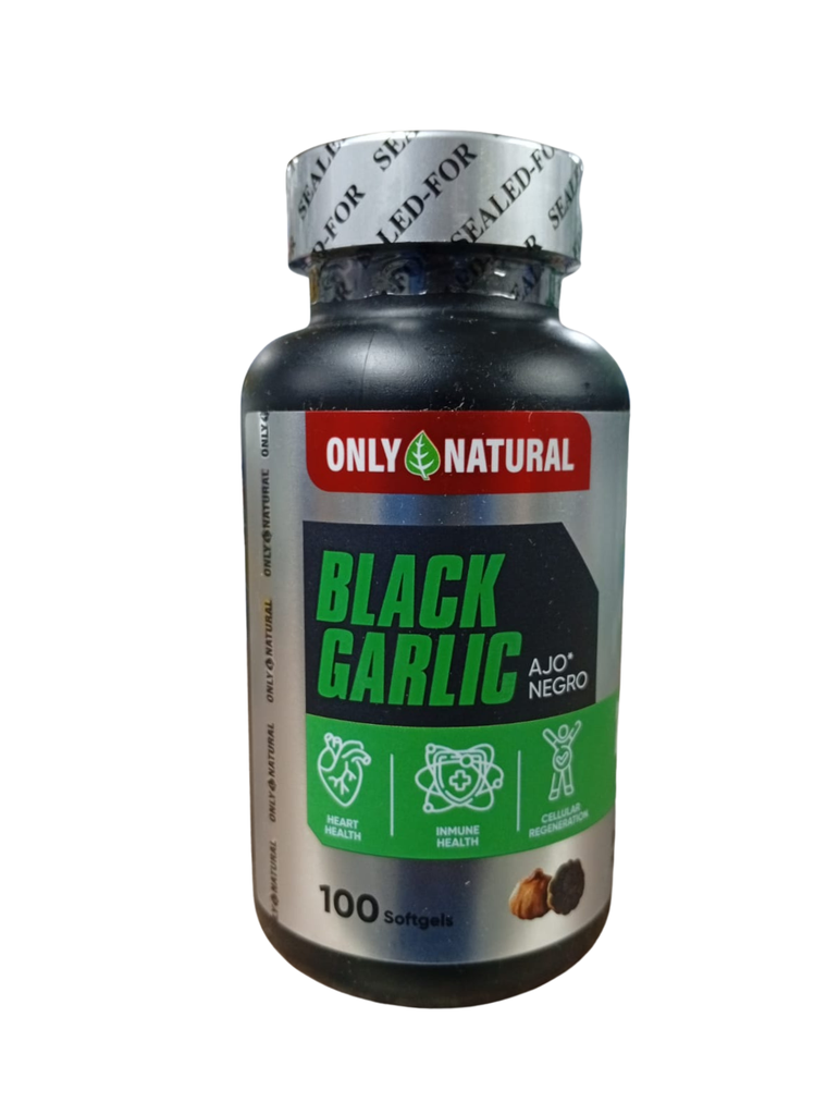 BLACK GARLIC SOFTGELS X100 ONLY NATURAL