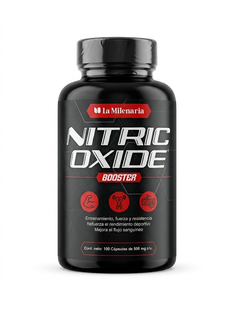 NITRIC OXIDE BOOSTER CAPSULAS X100 LA MILENARIA