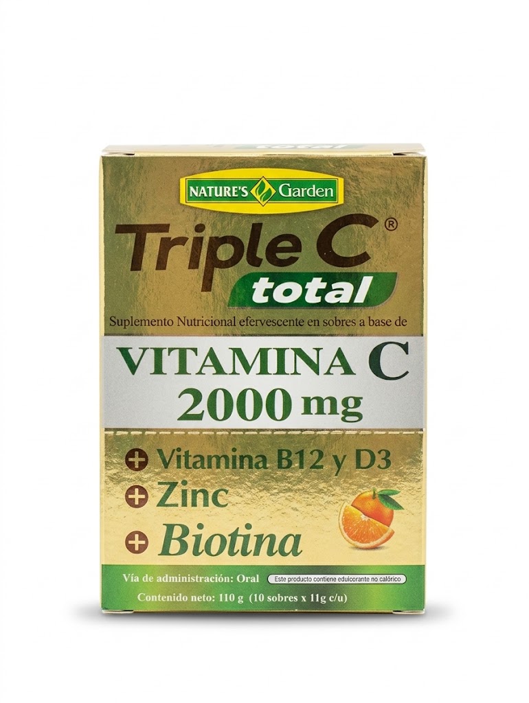 TRIPLE C TOTAL SOBRES X10 X11G NATURES GARDEN