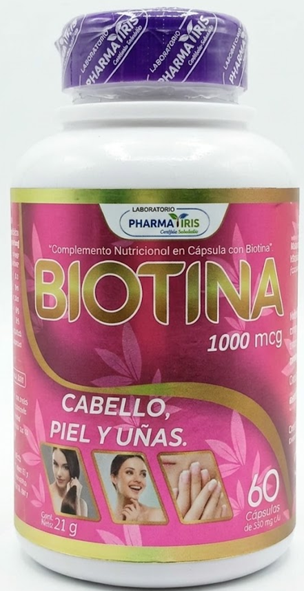 BIOTINA CÁPSULAS X60 PHARMA IRIS
