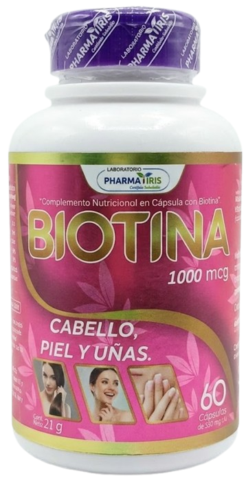 BIOTINA CÁPSULAS X60 PHARMA IRIS
