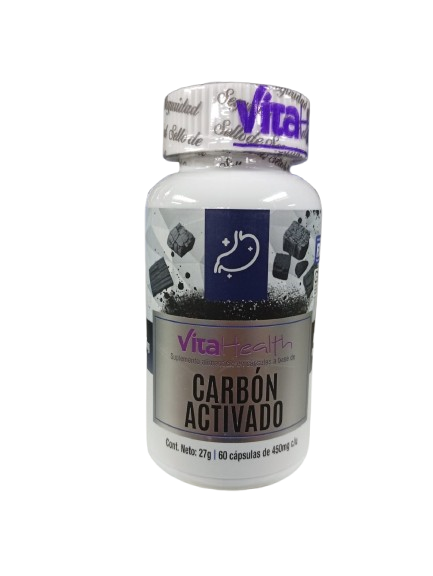 CARBON ACTIVADO CÁPSULAS X60 VITAHEALTH