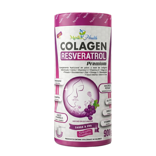 COLAGEN RESVERATROL POLVO 900GR MEDIKHEALTH