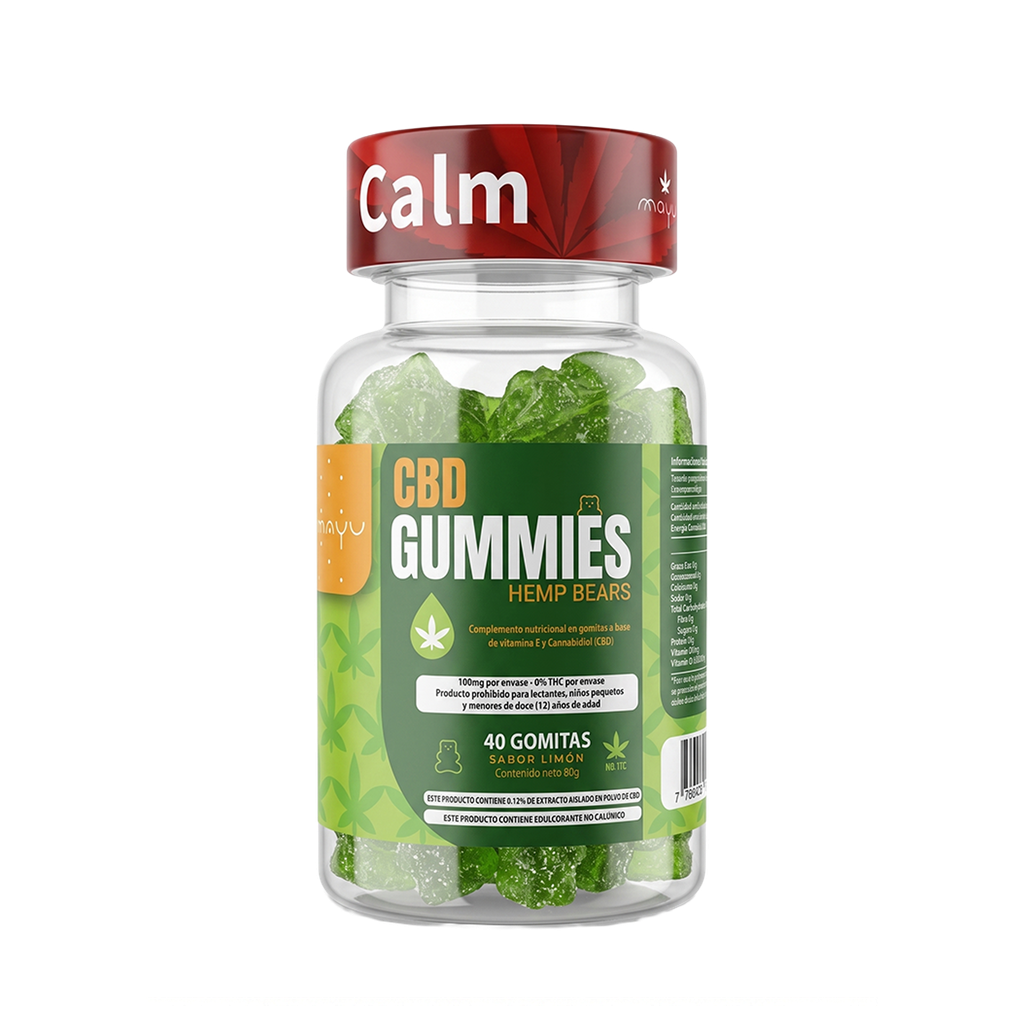 CBD GUMMIES HEMP BEARS GOMITAS X40 MAYU