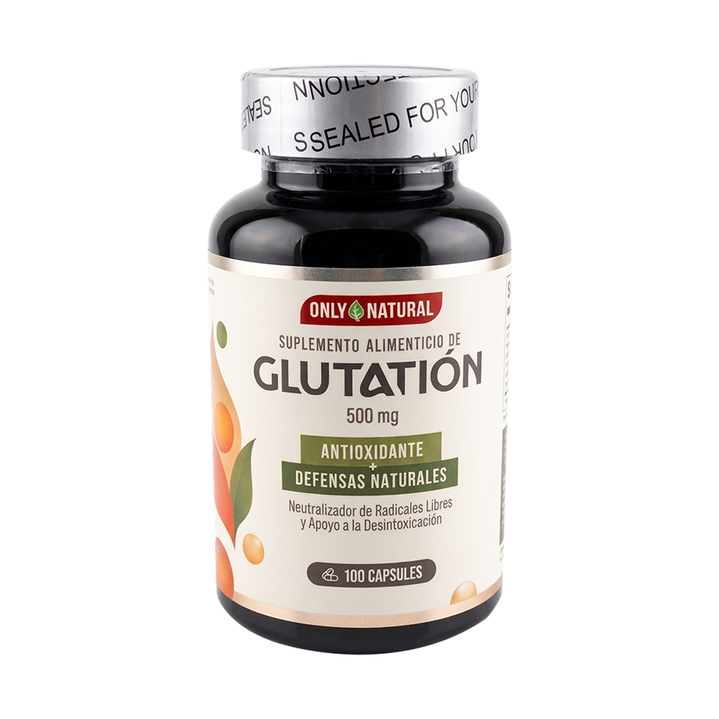 GLUTATION 500MG CAPSULAS X100 ONLY NATURAL