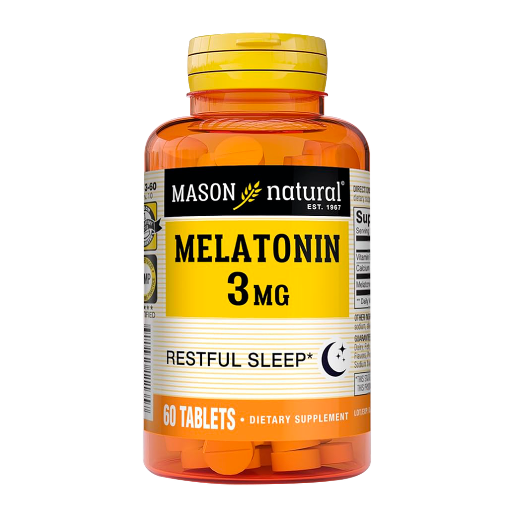 MELATONIN 3 MG TABLETAS X 60 MASON