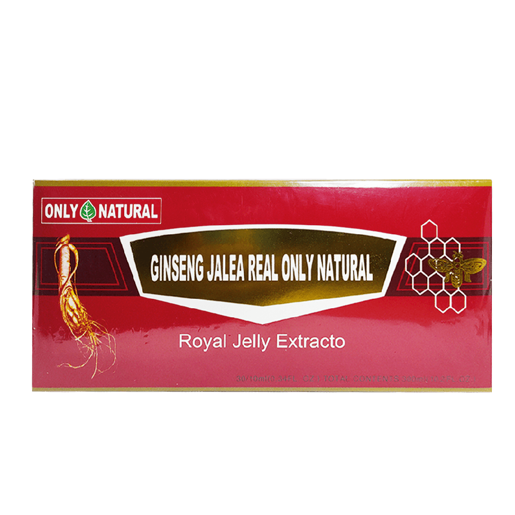 GINSENG ROYAL JELLY EXTRACTO 10 ML AMP X 30 ONLY NATURAL