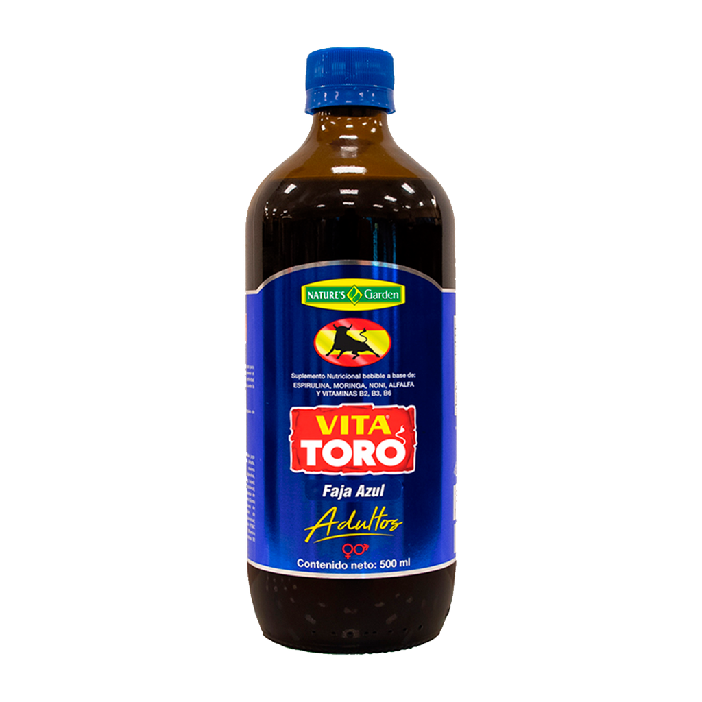 VITA TORO ETIQUETA AZUL JARABE 500 ML NATURES GARDEN