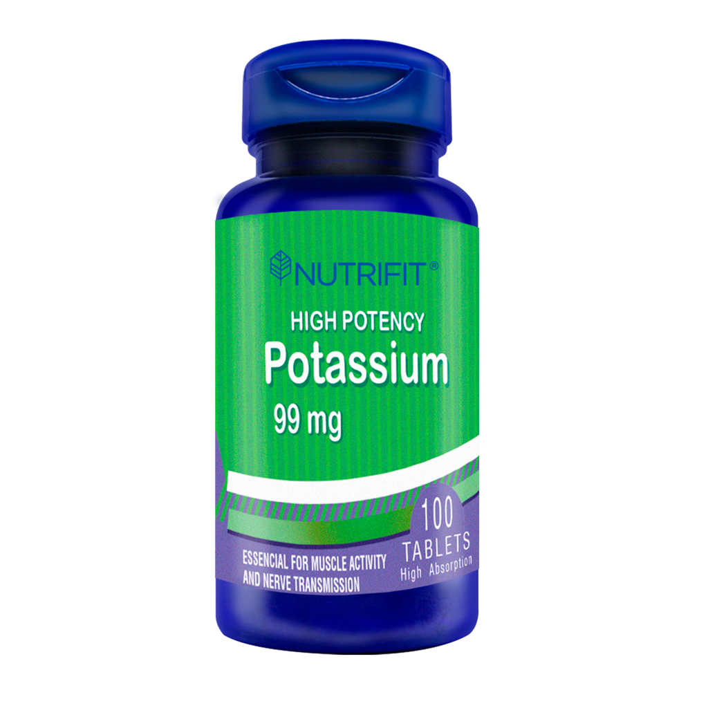 POTASSIUM 99MG TABLETAS X100 NUTRIFIT