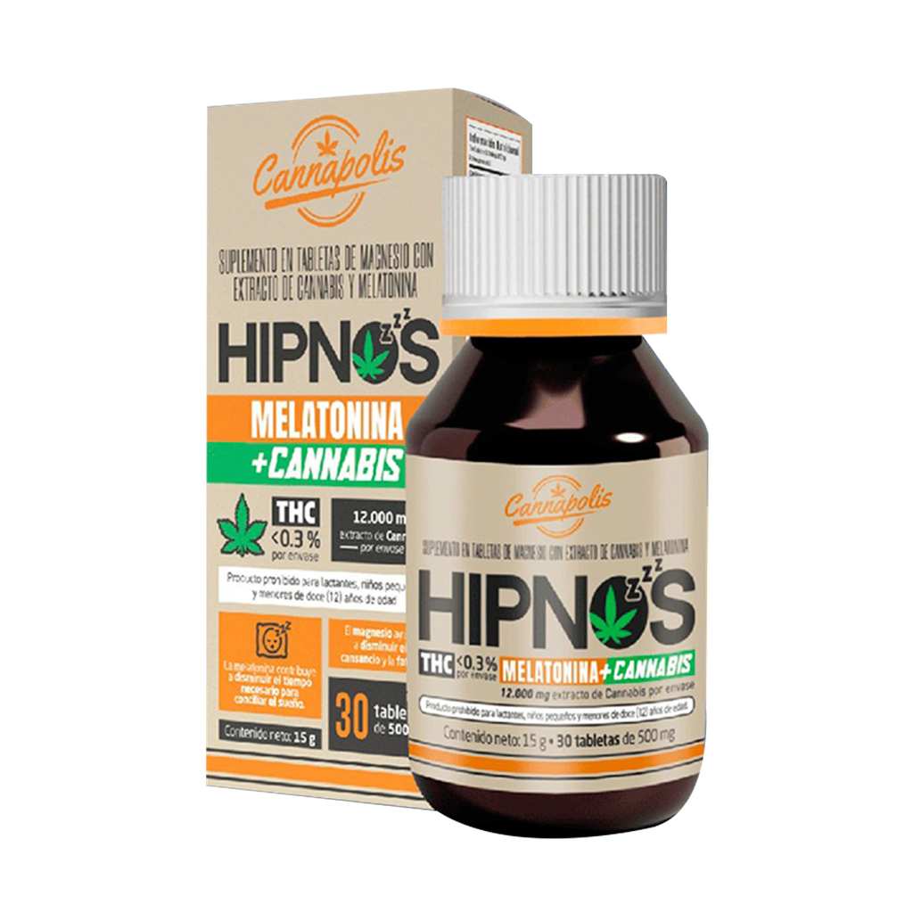 HIPNOS MELATONINA + CANNABIS TABLETAS X30 CANNAPOLIS