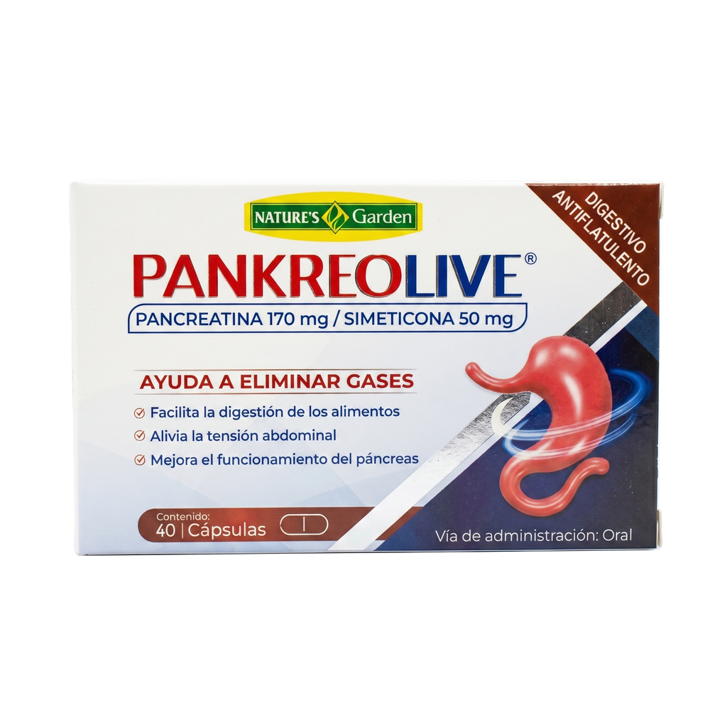 PANKREOLIVE CAPSULAS X 40 NATURES GARDEN