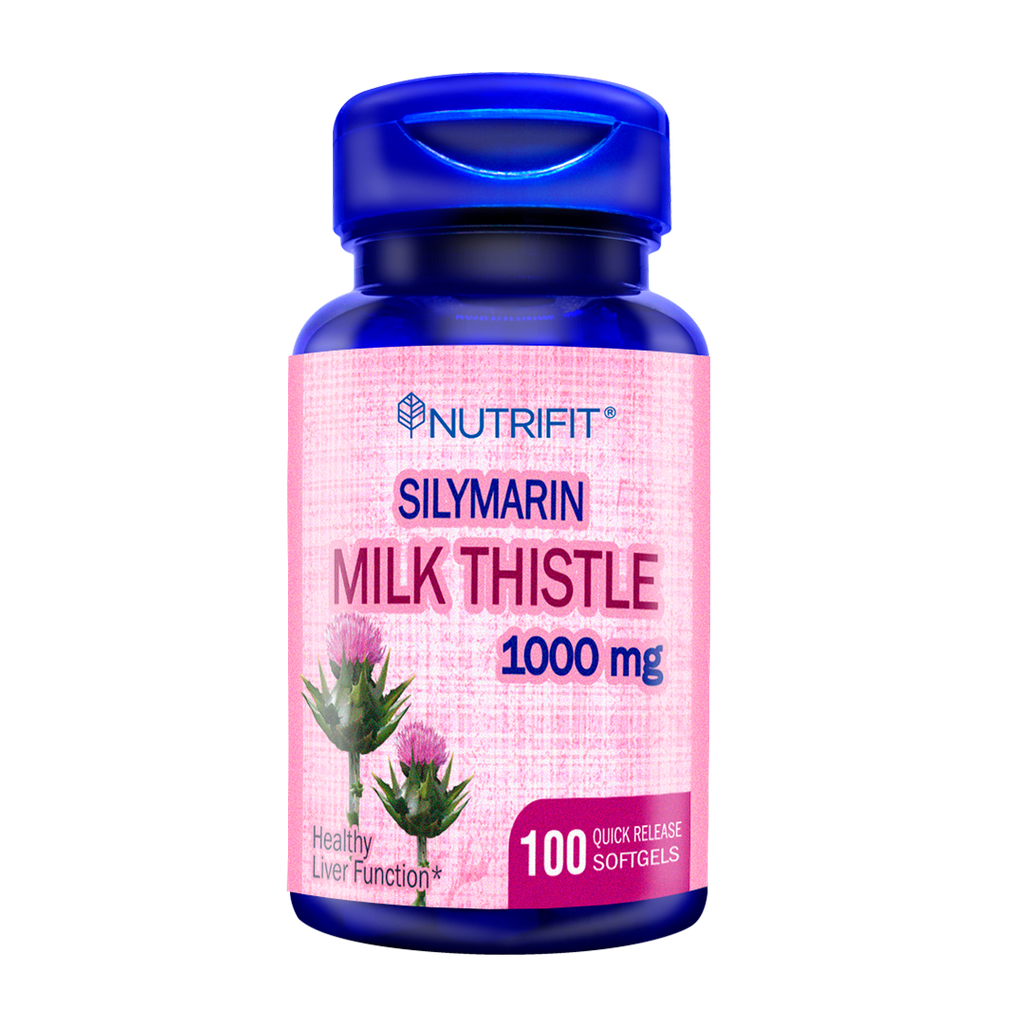 SILYMARIN MILK THISTLE 1000 MG SOFTGELS X 100 NUTRIFIT