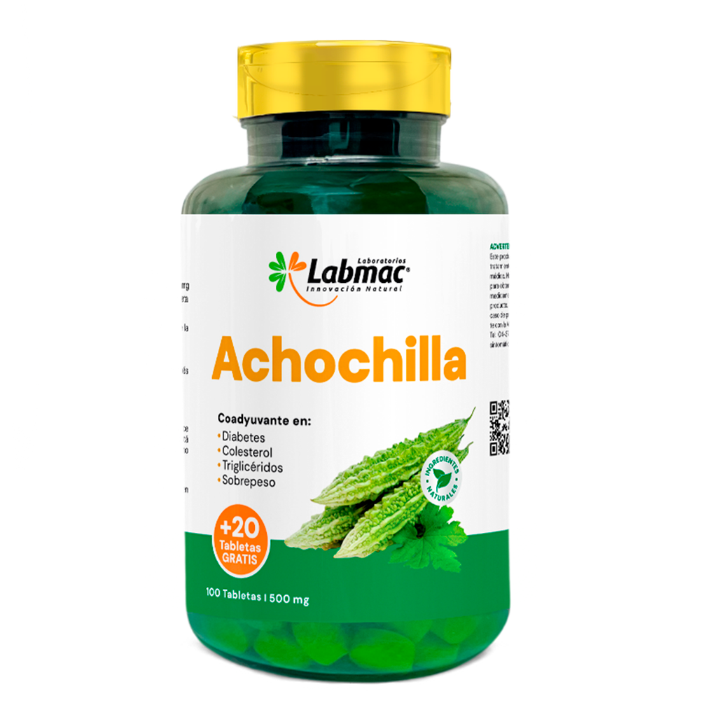 ACHOCHILLA 500MG TABLETAS X 100+20 LABMAC