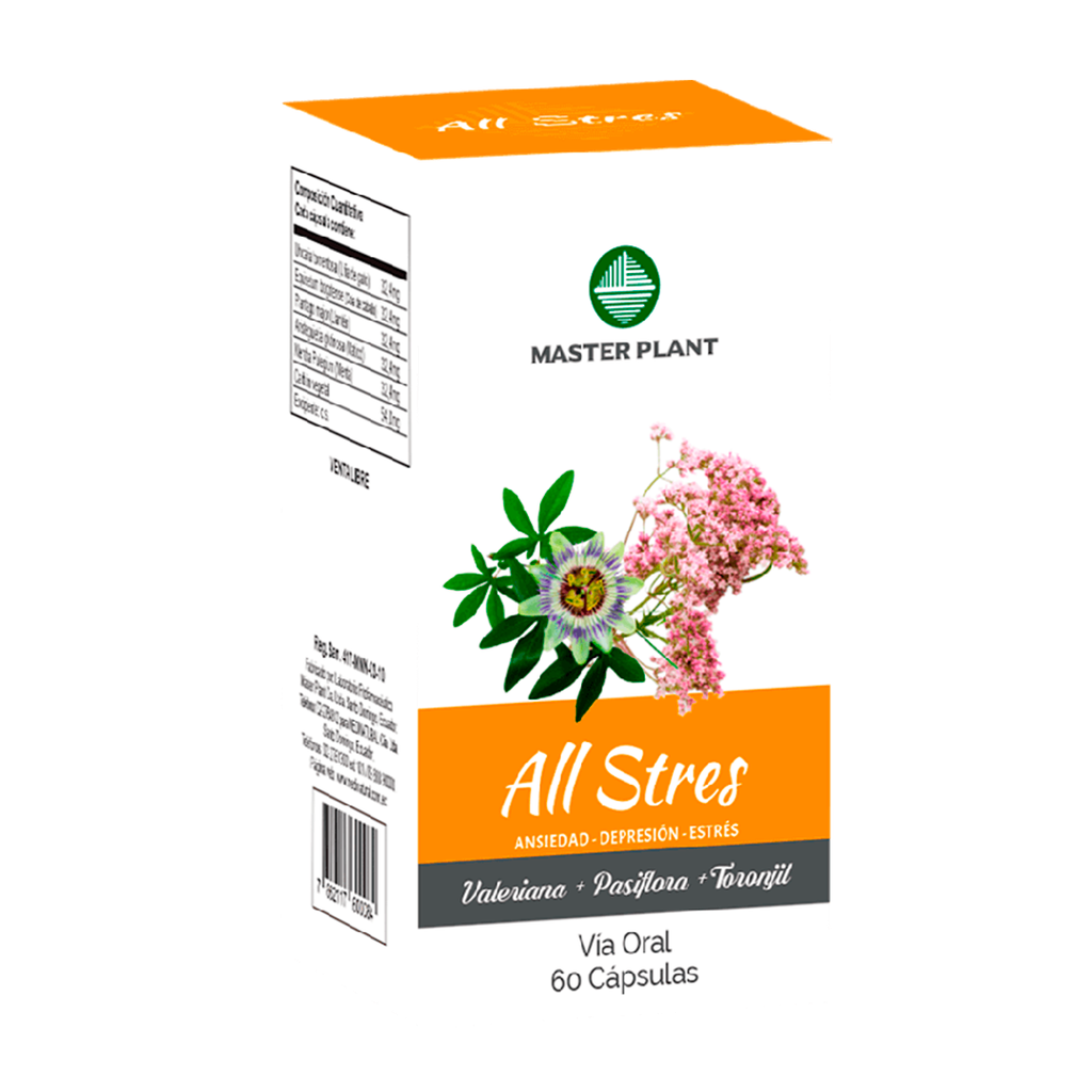 ALL STRES TONICO CEREBRAL CAPSULAS X60 MASTER PLANT