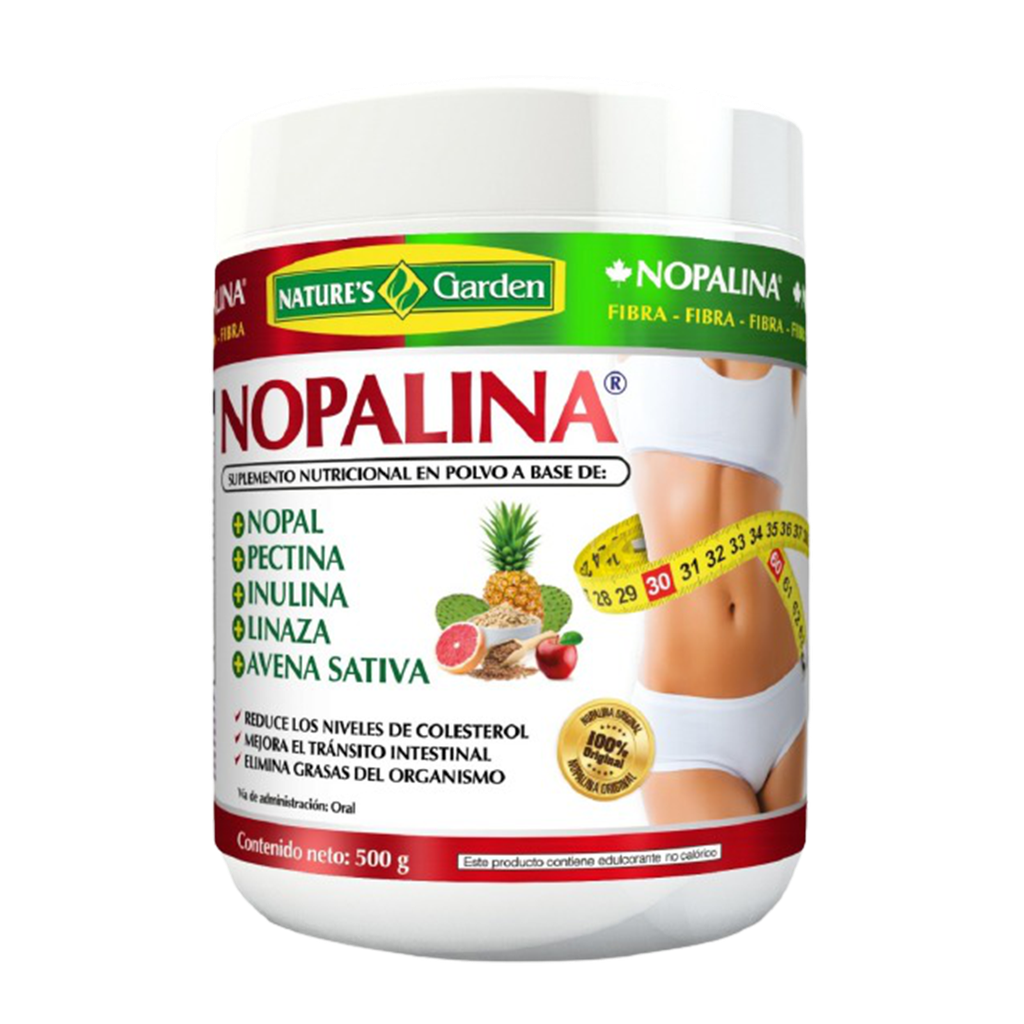 NOPALINA FIBRA EN POLVO 500G NATURES GARDEN