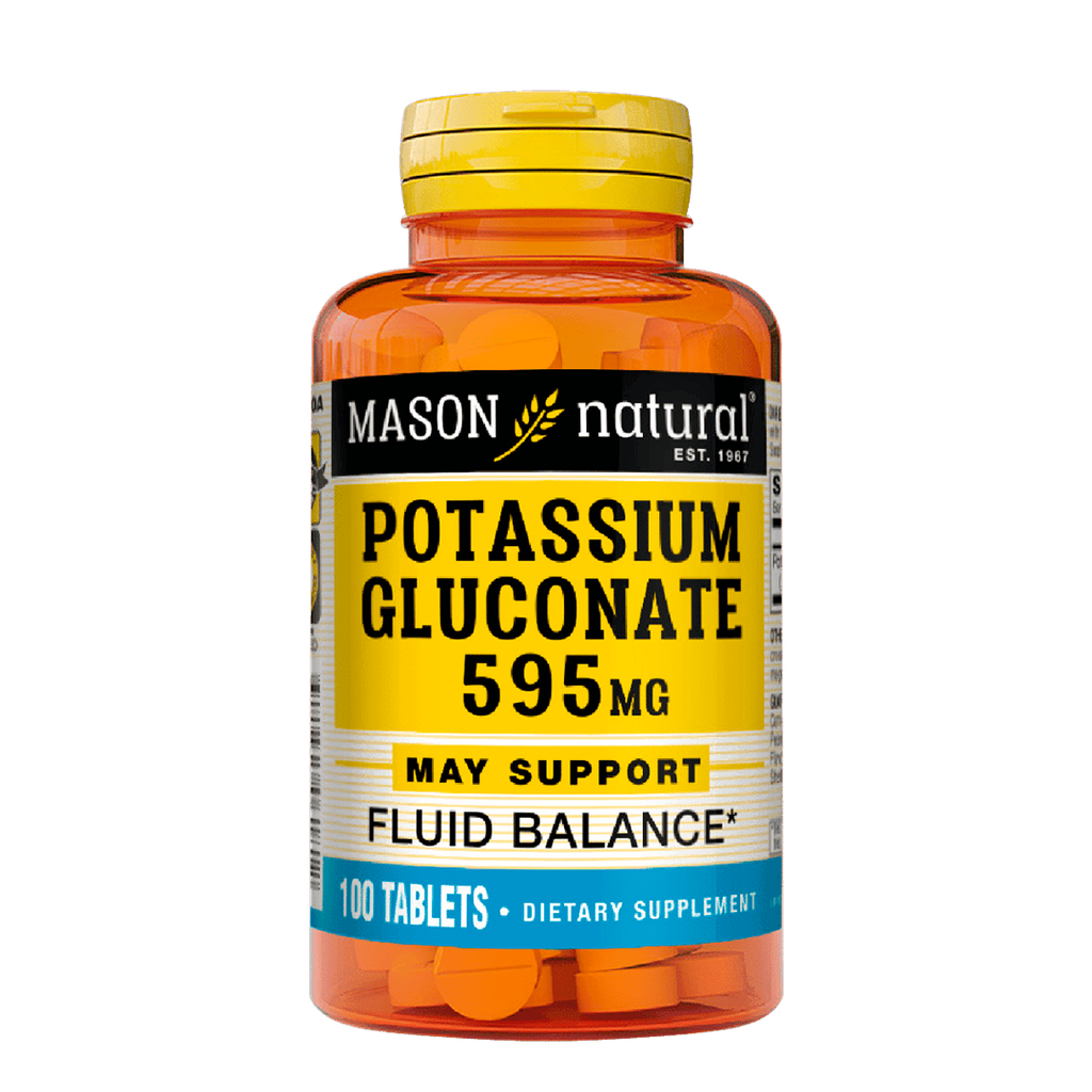 POTASSIUM GLUCONATE 595MG TABLETAS X100 MASON
