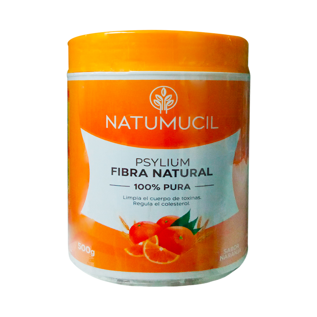 NATUMUCIL POLVO 500G SABOR NARANJA ECUANATU
