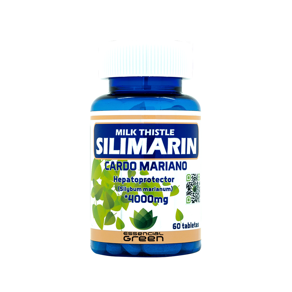 SILIMARIN 4000 MG TABLETAS X60 ESSENCIAL GREEN