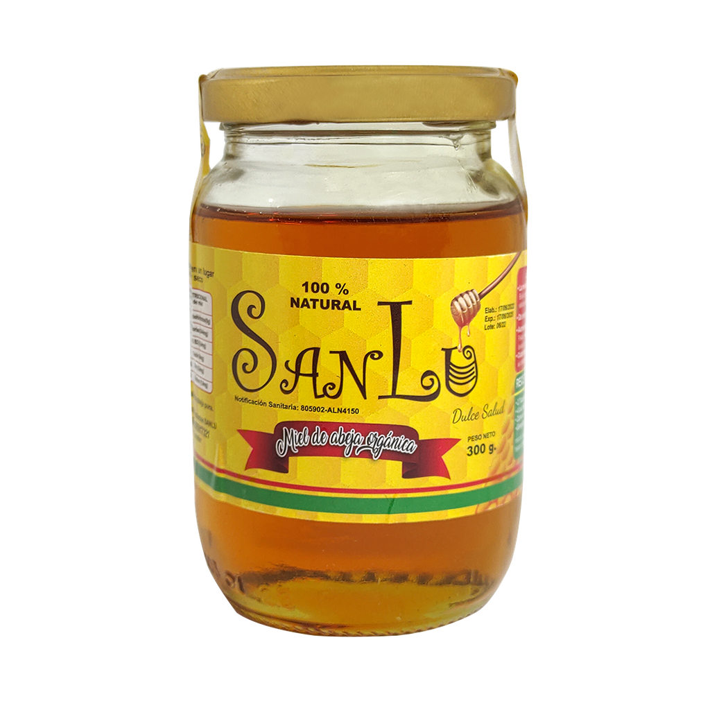 MIEL DE ABEJA ORGANICA 300GR SAN LU