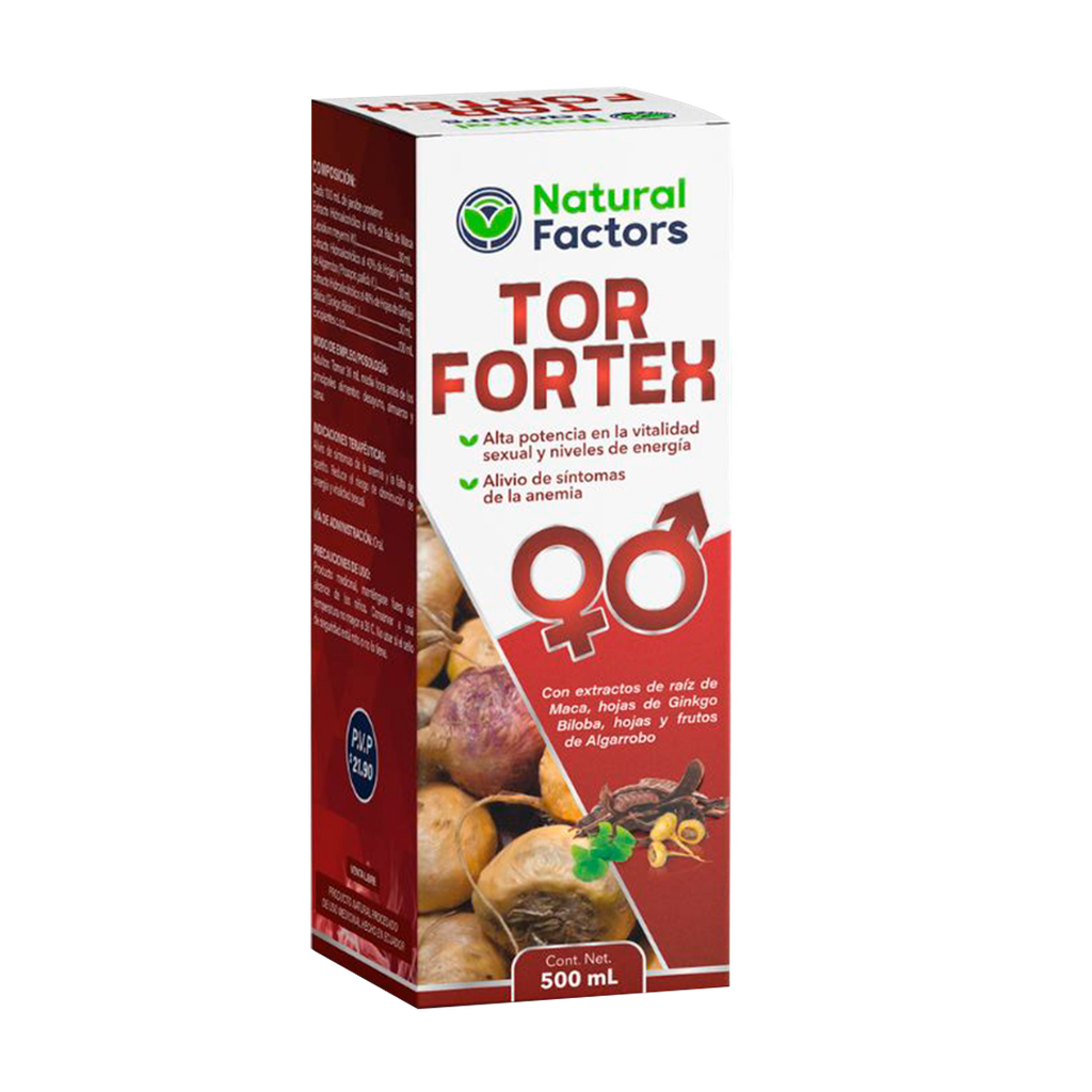 TOR FORTEX SOLUCION ORAL 500ML NATURAL FACTORS
